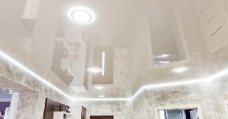 Натяжной ПВХ потолок Ступино, цена от 2152 руб.